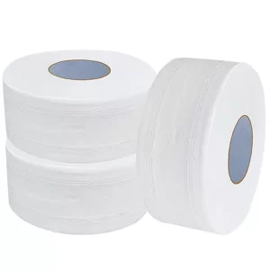 Wholesale Jumbo Roll Tissue, 2-Ply, White, 12 Rolls/Case