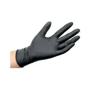 Alternative view of Wholesale Black Nitrile Gloves | Large, Small Size ZXG-N2204