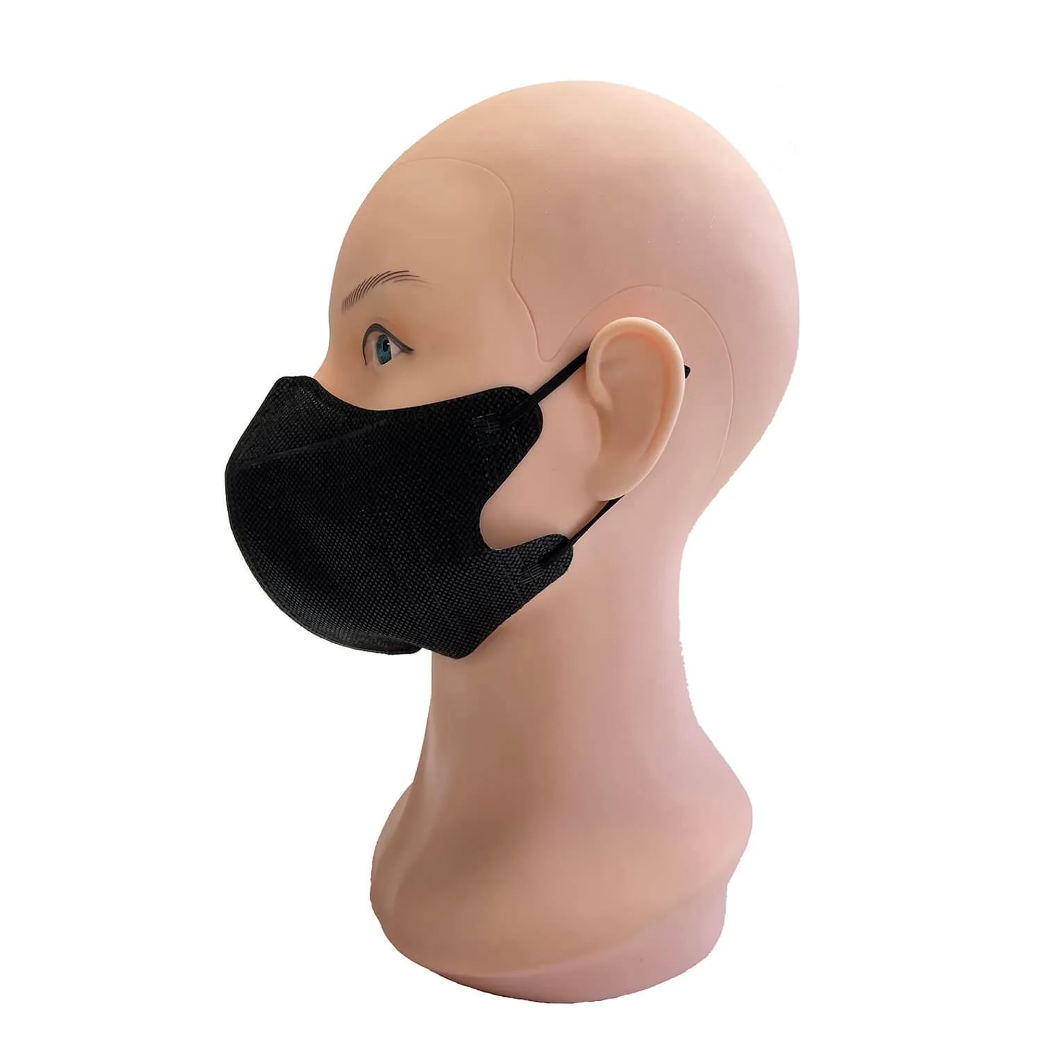 Black FFP2 Face Mask For Adult -3D2208 - Image 2