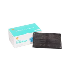 3ply Black Disposable Face Mask For Adult (non-medical) ZX-NM2201