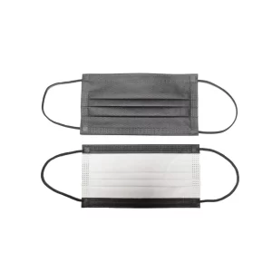Alternative view of 3ply Black Disposable Face Mask For Adult (non-medical) ZX-NM2201