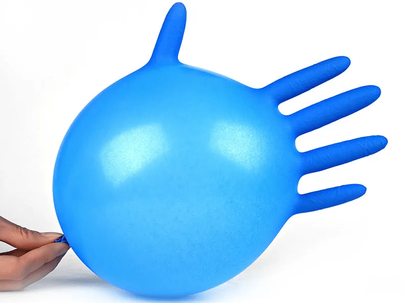 Wholesale Disposable Nitrile Gloves Dark Blue ZXG-N2202 - Image 4