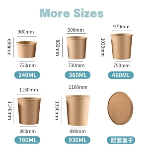 Alternative view of Disposable Soup Containers, Bowl ZXP-2307