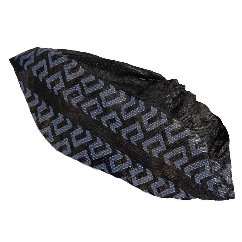 Black Disposable Shoe Covers ZXS-2201 - Image 2