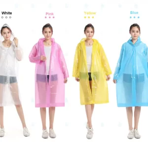 Alternative view of Wholesale EVA Rain Coat for Adults ZXR-002
