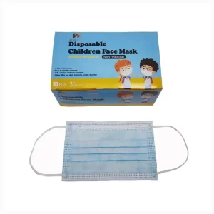 Alternative view of Kid 3ply Blue Disposable Face Mask(non-medical) – NM2207