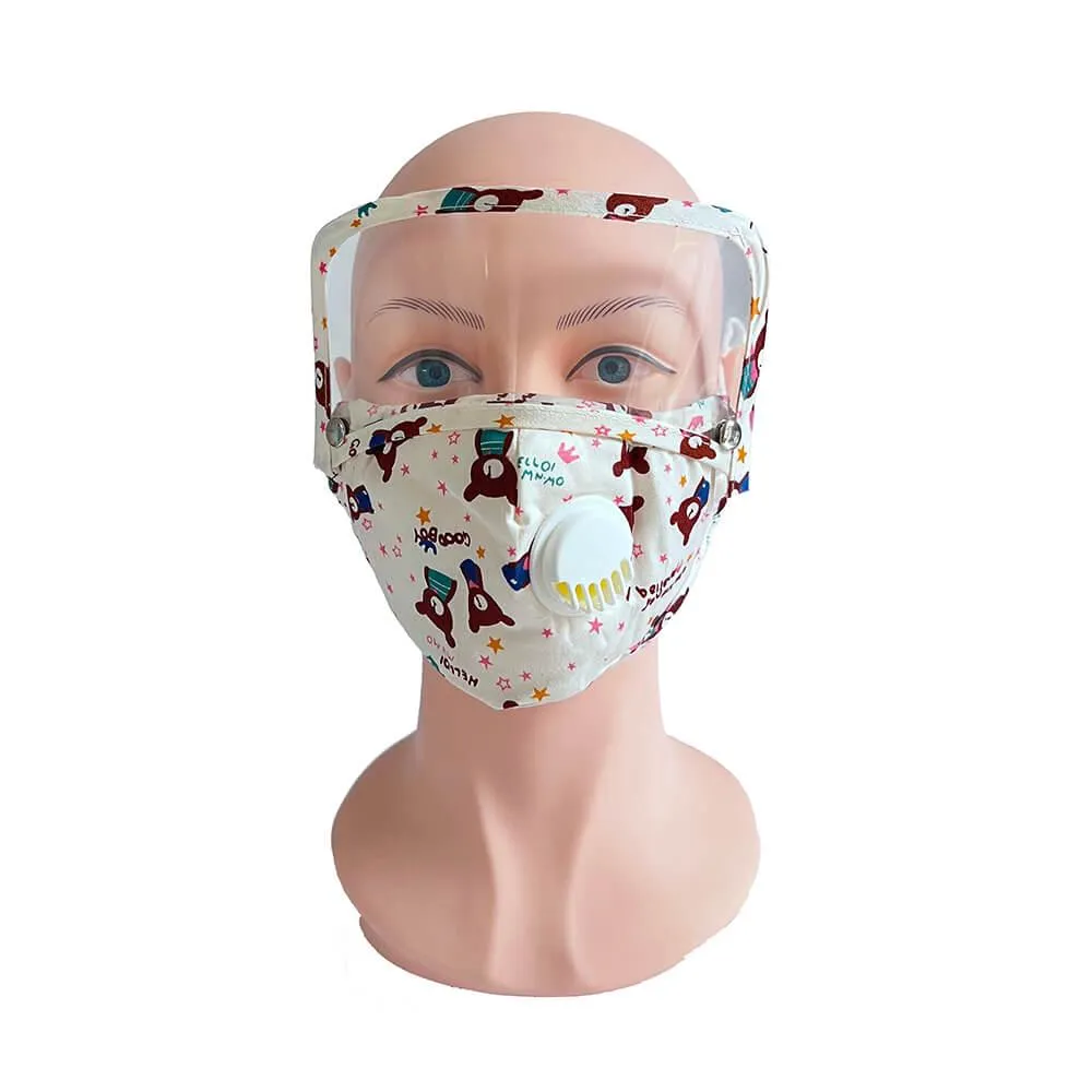 Washable Face Sheild Mask With Filter For kid ZXC-2203
