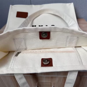 Alternative view of Custom Canvas Tote Bag ZXB-013