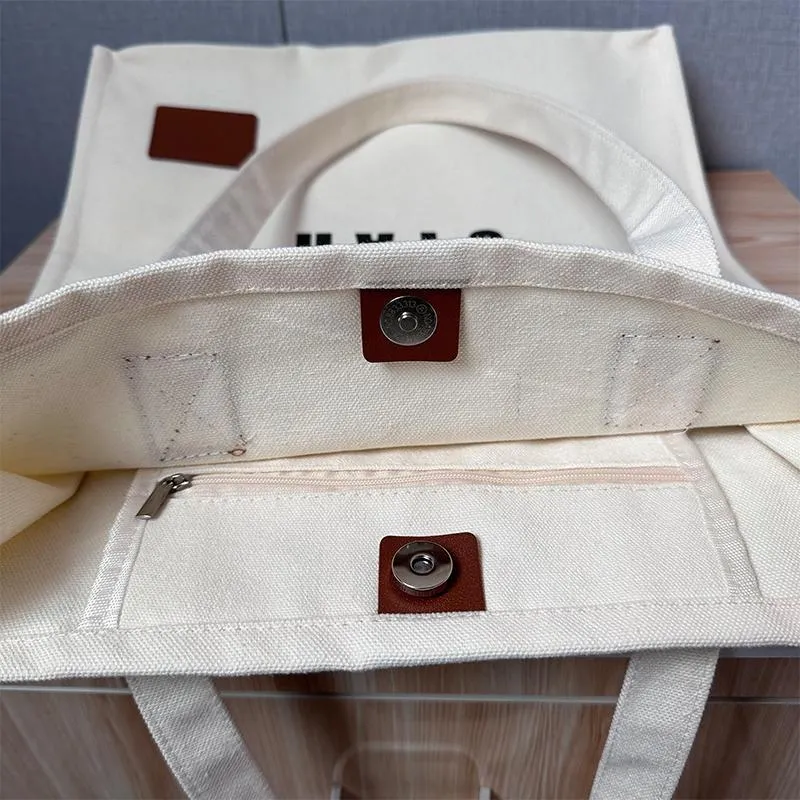 Custom Canvas Tote Bag ZXB-013 - Image 2