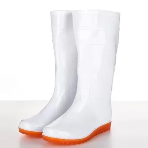Wholesale White Rubber Gumboots ZXSS-009