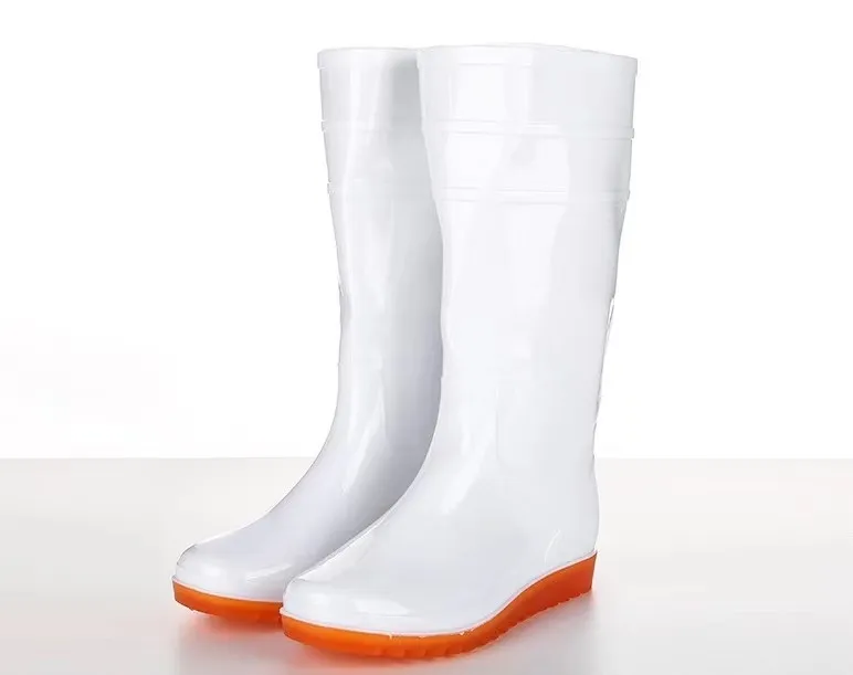 Wholesale White Rubber Gumboots ZXSS-009