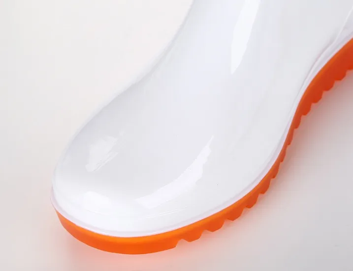 Wholesale White Rubber Gumboots ZXSS-009 - Image 2
