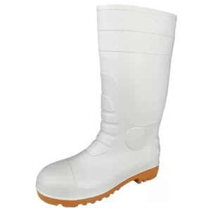 Steel Cap Gumboots White ZXSS-008