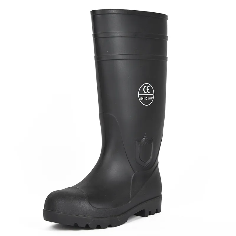Steel Toe Gumboots Black ZXSS-007