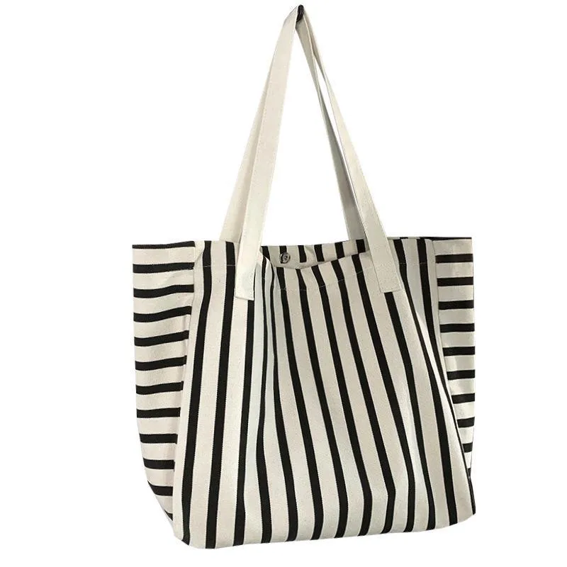 Striped Canvas Tote Bag ZXB-016